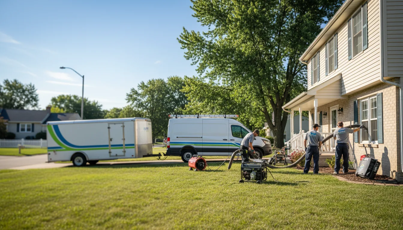 Flooded Basement Restoration And Cleanup With Repair in Harrodsburg, IN near me